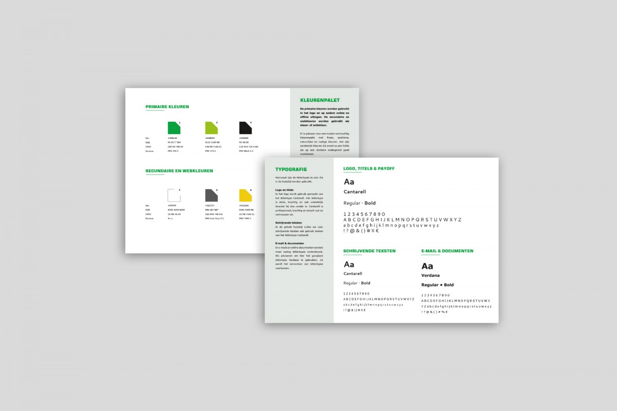 Abbeweer kleuren lettertype