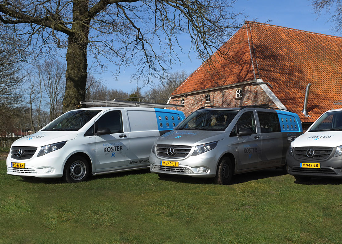 Bouwstudio Koster communicatiemiddelen in Veendam