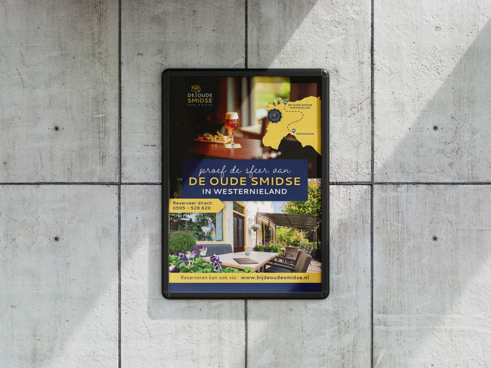 De Merkstudio Posters voor de campagne van De Oude Smidse