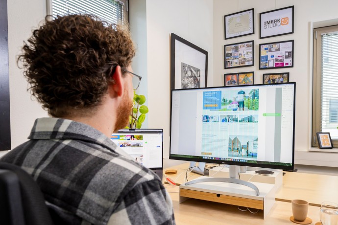 De Merkstudio een professionele website in Groningen laten ontwerpen
