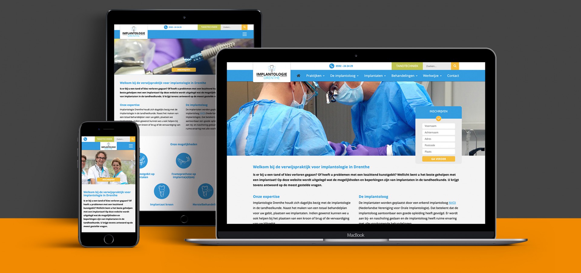 Nieuwe website Implantologie Drenthe v2