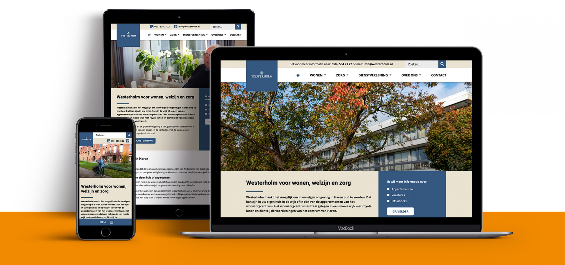 Westerholm gebruiksvriendelijke website