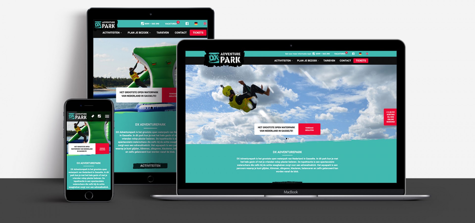 dx adventurepark website