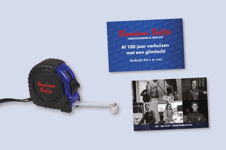 Bijpassend promotiemateriaal voor campagne