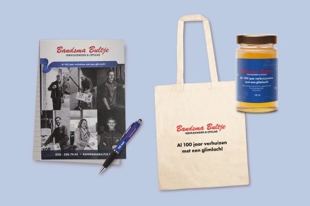 Bijpassend promotiemateriaal voor campagne