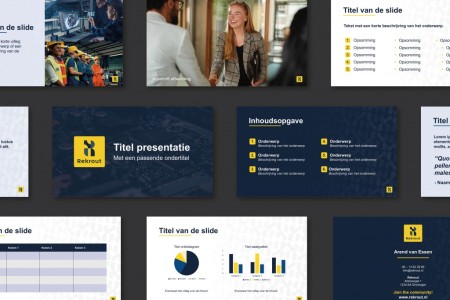 PowerPoint sjabloon ontwerp