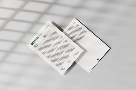Briefpapier ontwerp LBK Advies
