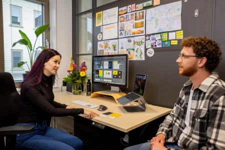 We werken bij De Merkstudio met een glimlach ;)