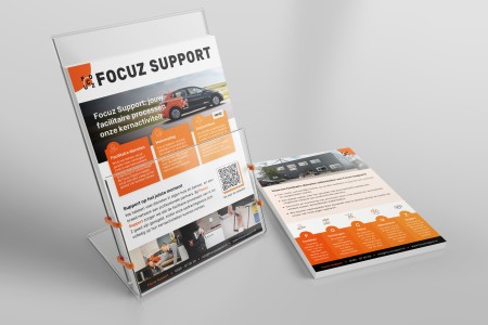 Ontwerp flyer voor Focuz Support