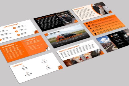 Powerpoint ontwerp voor Focuz Support