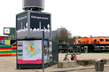 Informatiebord Ebbingekwartier Groningen