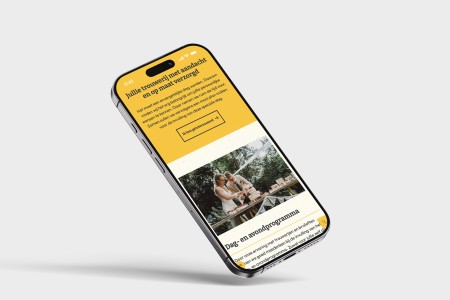 Mobiel ontwerp website