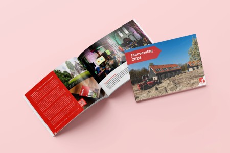 Ontwerp jaarverslag in magazine-stijl