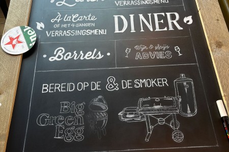 Krijtbord beschrijven Groningen