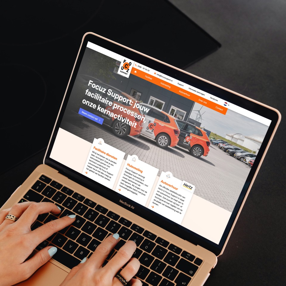 Focuz Support website in gebruik v3
