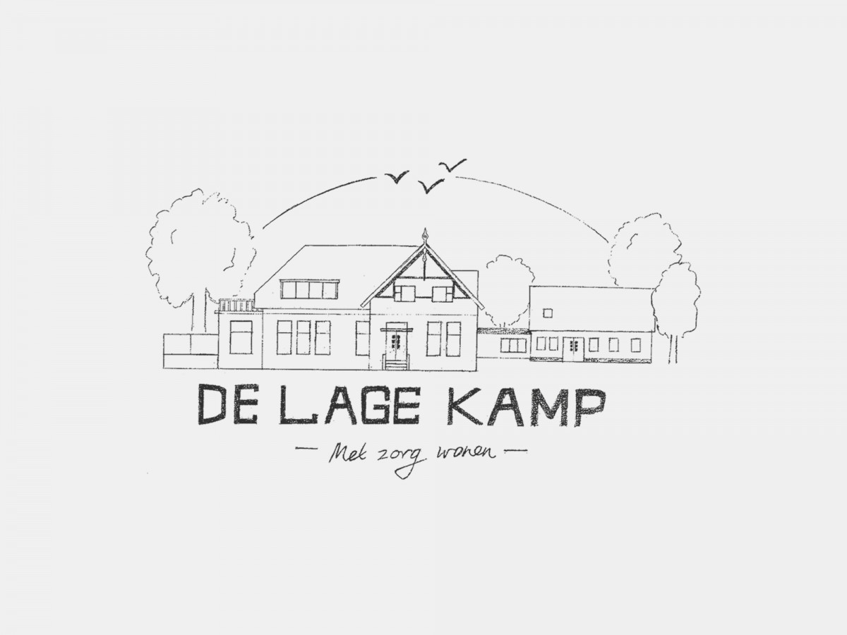 Schets logo de lage kamp groot
