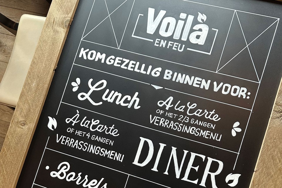 Voila krijtbord