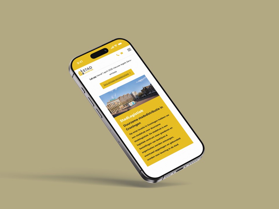 mobiel ontwerp StadLogistiek