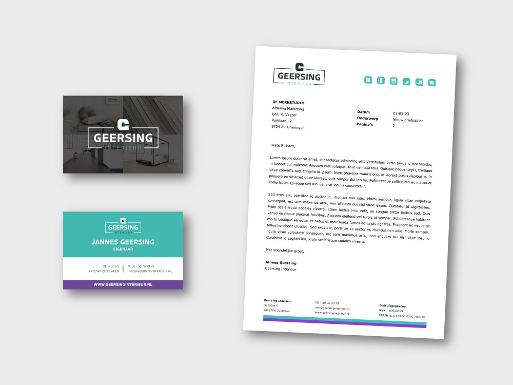 GEERSING Visitekaart en briefpapier mockup 8.6.23