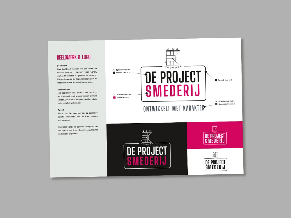 Huisstijlhandboek De Projectsmederij