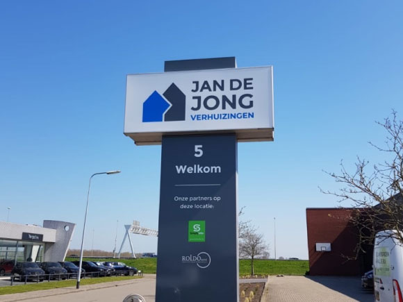 Reclamezuil jan de jong