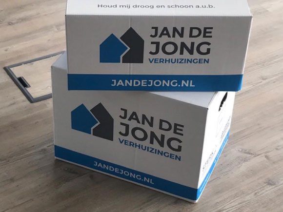 Verhuisdozen Jan de Jong